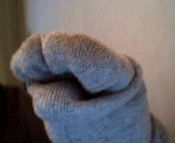 This sock also likes to be called Dr. Crew by his peers.